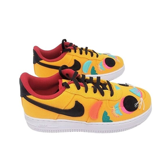 Nike Other - ❤️❤️Rare Nike Force 1 LV8 PS AF1 CNY Lion Dance 2Y Kids Shoes Yellow DQ5071-701